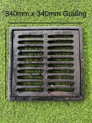 340mm x 340mm Grating Full set / 300mm Grating Cover only