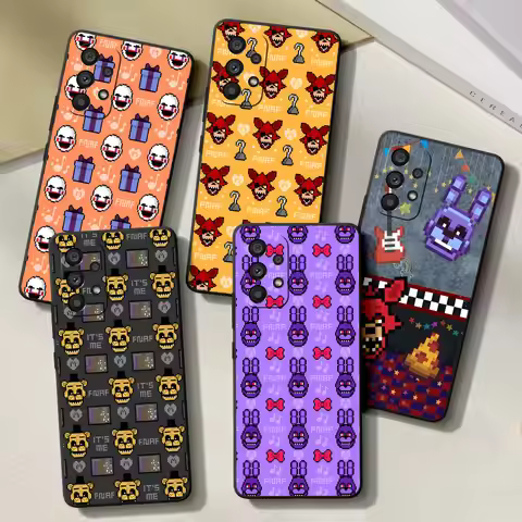 Fnaf Five-nights-At-Freddys Case for Samsung Galaxy A15 A53 A16 A55 A12 A32 A21s A54 A33 A34 A24 A51