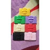 Souvenir/ Card Wallet Notes bag Pearl bag / Wallet Card Wallet Card Holder Beads/ Pearl