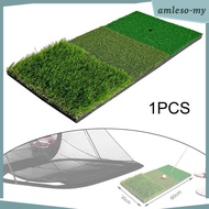 [AmlesoMY] Golf Hitting Mat, PP Grass Mat Chipping Mat Indoor Mat Training Mat Portable Driving Rang