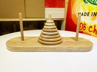 Tháp Hà Nội lớn nhất 34cm | Tháp dời 8 vòng game trí tuệ cho mọi lứa tuổi đồ chơi giải đố game iq th