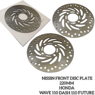 ( Honda dash 110 / Future 125 /Wave100 ) ( 220mm )  front brake disc piring depan