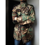US Army Camo M65 Field Jacket Woodland - Jaket Militer America Loreng Military Vintage Parka Camoufl
