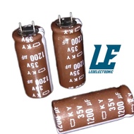 50pcs elko 1200uf 35v replacement 1000uf 35v