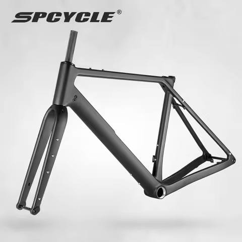 Spcycle G068 T1000 Carbon Gravel Bike Frame Semi Internal Cable UDH Hanger Disc Brake Aero Carbon Gr