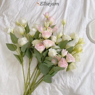 ELLIEJAM Artificial Lisianthus Flowers, Large Size Simulation Design Artificial Eustoma Grandiflorum
