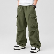 KATUN Black monkey Boys' Cargo Pants Loose Pants Men's Simple Drill Cotton Children's Pants