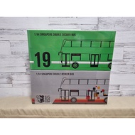 1:64 Latest Singapore Bus Model SG Bus No. 857 + SMRT No. 972 Event Model