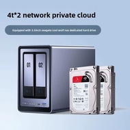 Green Alliance Private Cloud DXP2800 Dual Bay NAS Home Network Storage AI Album 8G DDR5 Memory Netwo