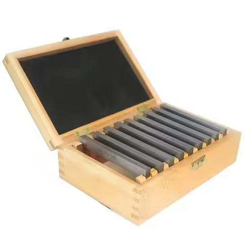 9 Pairs 100x4 JC-100-4 Parallel Iron Vise Pad Iron Block 4mm Thick Parallel Plate for Precision Clam