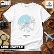 ESTONIA SOUVENIR T-SHIRT 10, WEAR ASEAN COUNTRYTAG, PREMIUM SOUVENIR MATERIAL GIFT