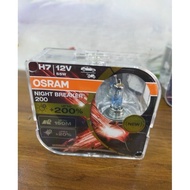 Osram night breaker halogen headlight bulb +200% foot brightness h4,h7 - 200% brightness increase na