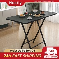 Public Foldable Folding Table Home eating small table Easy To Carry dining table portable Eat Dinner