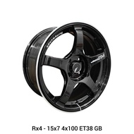 【Harga untuk 1pcs】Advanti Tc4 - 15x7 4x100 ET38 GB / BRONZE .. SPORT RIM WHEELS
