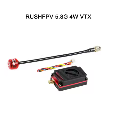 RUSHFPV 5.8G 4W 48CH VTX 5362-5945MHz Control Protocol IRC Tramp PIT 25mW 200mW 1600mW 4000mW
