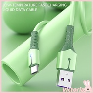 VIC Flexible LED Lighted Charging Cable with Liquid Silicone LED Data Cable