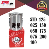YAMAHA DT125 PISTON - TOP - JP - STD TO 200