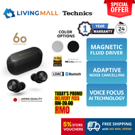 [𝐅𝐑𝐄𝐄 𝐃𝐄𝐋𝐈𝐕𝐄𝐑𝐘] TECHNICS EAH-AZ100 TRUE WIRELESS HEADPHONES EAH-AZ100E-S/K (SILVER/BLACK)