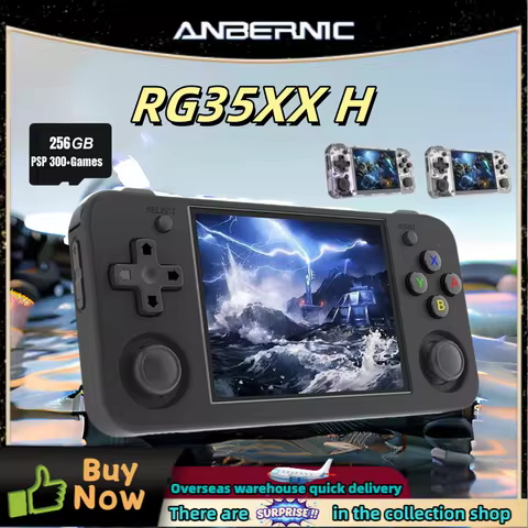 ANBERNIC RG35XX H Retro Handheld Game Console Linux System 3.5-inch IPS Screen Portable Console 5G W