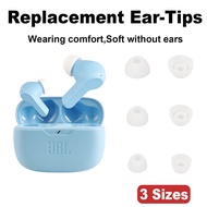 Replacement Ear-Tips Silicone Earbuds Cap Compatible With JBL Tune 115 215 130NC 230NC T115 T215 T13