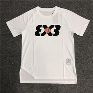 Hot Sale American shooting suit breathable sports T-shirt 3X3 short sleeved shooting student compreh