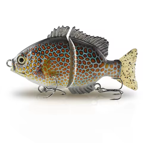 5.5 Inch Bluegill Fishing Lures Single Joint Hard Artificial Bait Fish Plastic Bluegill Sunfish Glid