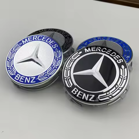 4pcs 75mm car wheel hub center cover modification parts suitable for Mercedes Benz W204 W205 AMG E21