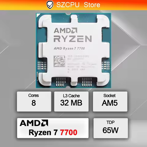 AMD Ryzen 7 7700 R7 7700 CPU Socket AM5