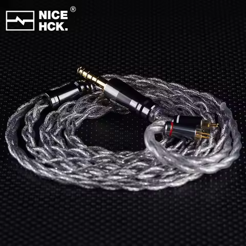 NICEHCK SilverWings Cable Dual Copper Four Processes Material 0.78mm 2Pin/QDC Audiophile Upgrade Wir
