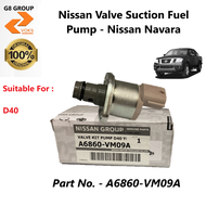 Nissan Valve Suction Fuel Pump - Nissan Navara ( A6860-VM09A )