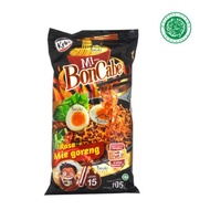 Retail BonCabe Instant Noodles Flavor Level 15 Fried Noodles Including BonCabe Sambal Tabur Spicy Crazy - 105gr