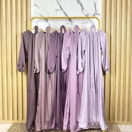 Floren Dress Shimmer Silk Gamis Simple dan Elegan untuk Remaja dan