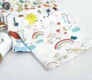 ผ้าห่อตัวมัสลินขนาด60x60 ซม. ผ้าอ้อมเด็กแรกเกิด ผ้าห่มเด็ก Muslin Swaddles(100%cotton)