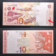 Collectibles for No Silver Thread DM7269520 SpecialNumbers UNC 100%New Malaysia Siri 11 RM10 Zeti (1