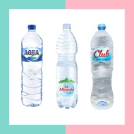 ️ USED BOTTLE ️ AQUA DISPOSABLE MINERAL WATER SIZE 1.5 LITERS