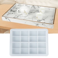 Rectangle Tray Crystal Epoxy Resin Mold Serving Board Plate Placemat Silicone Mould DIY Crafts Decorations Casting Tool DropShip