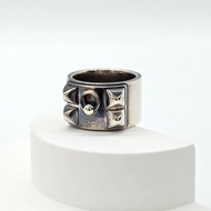 HERMES 愛馬仕 925 純銀 項圈造型戒指 CDC RING 49碼