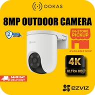 EZVIZ H8c Pro 4K 8MP & H8c 2MP Outdoor Security 360 Pan Tilt WiFi CCTV Camera | AI Human Detection |