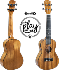 Ukulele Soprano Concert Kazuki Play Series อูคูเลเล่ ไซด์ โซพราโน่ & คอนเสิร์ต แถมฟรี จูนเนอร์และกระ