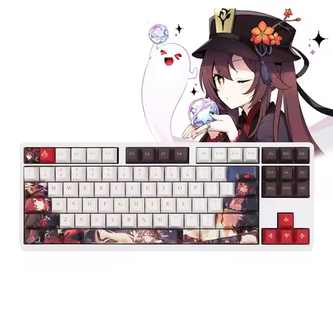 CHERRY G80-3000S Genshin Impact hutao Limited Edition Alloy RGB 88key Wired Mechanical Keyboard