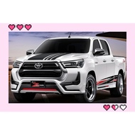 Body Sticker/Side Body Lining Toyota Hilux Sport, Revo, TRD Sportivo,2021 Toyota Hilux GR body stick