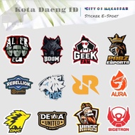 MPL ESPORT LOGO STICKER / ESPORT LOGO LAPTOP HELMET HP STICKER