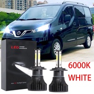 For NISSAN NV200 van (Head Lamp) - X15 6000K LED Bulbs Kit Low Beam Replace Halogen white (1 pair) Bulb year 2012 to 2020