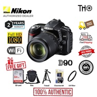 Nikon D90 DSLR Camera + 18-105mm VR Kit Lens (1 year warranty)