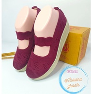 Belbe/Sepatu Rajut import/sepatu wedges wanita/Sepatu cewek import