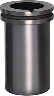 TOAUTO 5KG Graphite Crucible, High Purity Metal Melting Casting Ingot Mould for Gold Silver Copper B