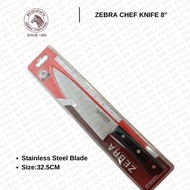 ZEBRA Chef Knife 8" Stainless Steel Blade