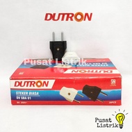 Steker Mini Dutron DV SBA 01 Kepala Colokan Gepeng Dutron Steker Gepeng