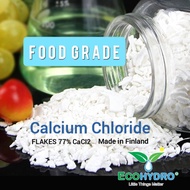 Calcium Chloride CaCl2 氯化钙 Food Grade E509 Flakes 77% Kalsium Klorida safe preservative pengawet mak