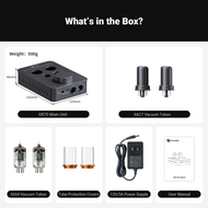 Fosi เครื่องเสียงหลอดหูฟัง GR70แอมป์หลอดสุญญากาศขนาดเล็กพรีแอมป์5654W * 2 & 6AC7*2 3.5มม. & แจ็ค6.35